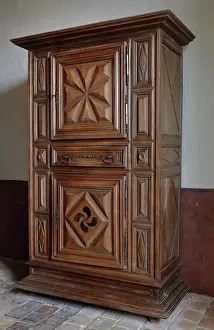 Perigord: Armoire, Chateau de Chalais, Chalais, Nouvelle-Aquitaine