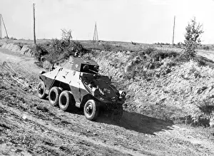 Suspected: Armored car of the police on the Eastern front, 1942