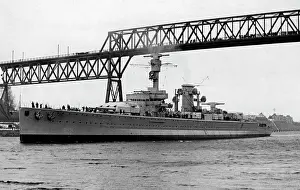 Holtenau: Armored ship Germany, 1933