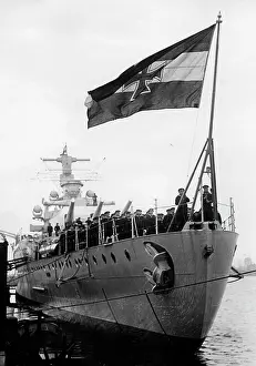 Hoisting: Armored ship Germany, 1933