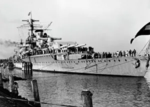 Lutzow: Armored ship Germany, 1934