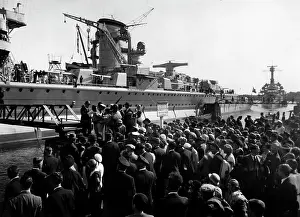 Swinemunde: Armored ship Germany, 1934