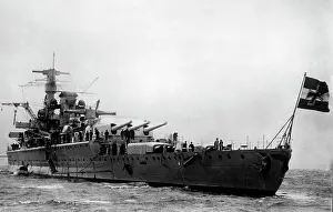 Lutzow: Armored ship Germany, 1934