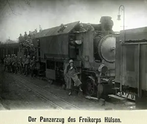 Bernhard: Armored train in the Baltics, 1919