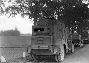 Prohibited: An armored vehicle, 1925