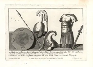 Ruga: Armour and weapons from Etruscan vases