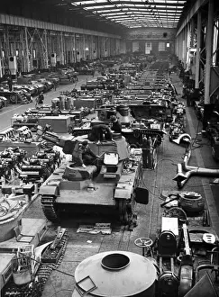 Kassel: Armoury in the tank production, 1940