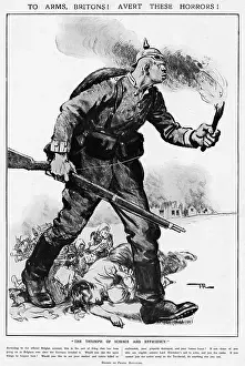 Trampling: To Arms, Britons! First World War propaganda