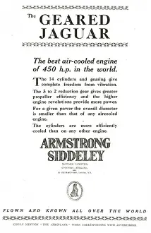 Geared: Armstrong Siddeley Geared Jaguar Aero Engine