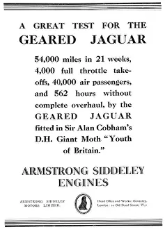 Geared: Armstrong Siddeley Geared Jaguar Aero Engine