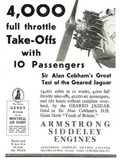Geared: Armstrong Siddeley Geared Jaguar Aero Engine: Giant Moth