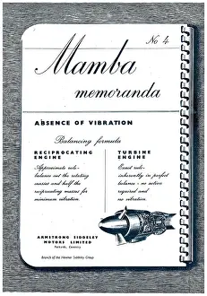 Memoranda: Armstrong Siddeley Mamba Memoranda #4