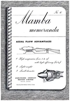 Memoranda: Armstrong Siddeley Mamba Memoranda #6