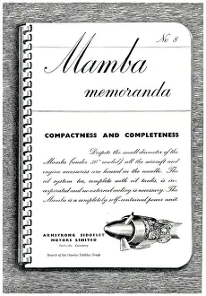 Memoranda: Armstrong Siddeley Mamba Memoranda #8