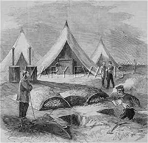 Stoking: ARMY CAMP/BAKING BREAD