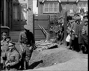 Unexploded: Army Crew Working On An Unexploded Bomb From