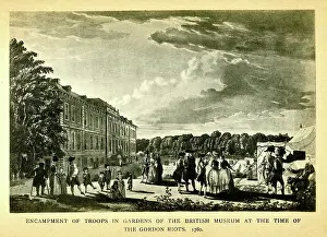 1780: Army Encampment at the British Museum, Gordon Riots