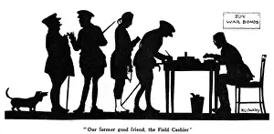 Cashier: An Army Field Cashier exchanging currency