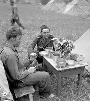 Hranice: Army with flowers