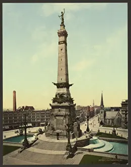 Indianapolis: Army and Navy monument, Indianapolis, Ind