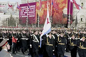 Revolutions: Army parade in Moscow