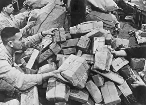 Parcels: Army postal service on Christmas, 1941