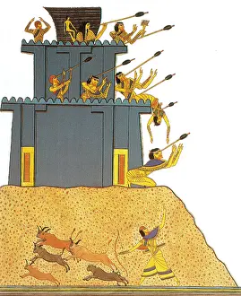 Ippolito: Army of Ramesses II Attacks Syrian Fortress, 12th Century BC
