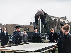 Trampoline: Army recruitment, Doncaster, Yorkshire