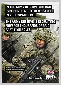 Recruiting: Army Reserve recruiting poster, 2014
