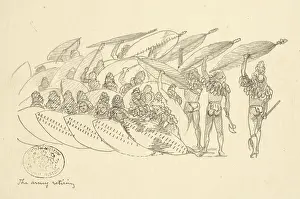 Inhabitant: The army retiring, 1870