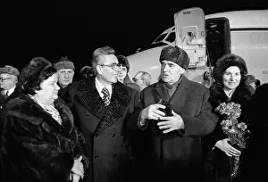 Vnukovo: Arnaldo Forlani visits USSR