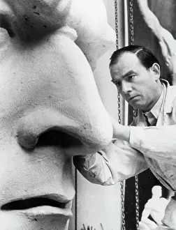 Arno: Arno Breker in his studio, 1940