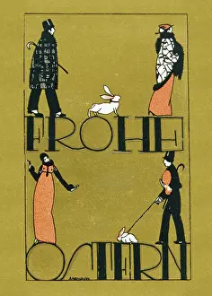 Nechansky: Arnold Nechansky. 'Happy Easter!'