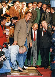 Handprints: Arnold Schwarzenegger in Vienna 1994