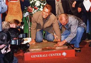 Handprints: Arnold Schwarzenegger in Vienna 1994