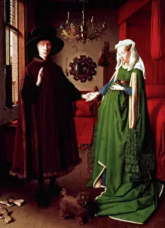 Canopy: The Arnolfini Portrait by Van Eyck