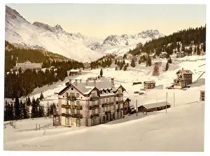 Grisons: Arosa, in winter, Grisons, Switzerland