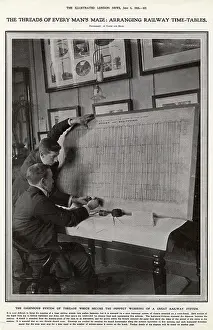 Timetables: Arranging railway timetables 1908