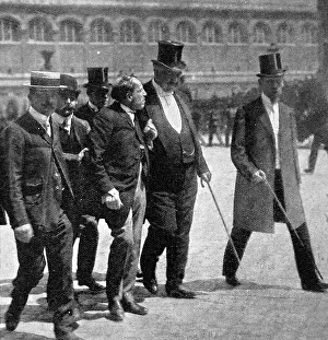 Assailant: The arrest of Dreyfus's assailant, Gregory
