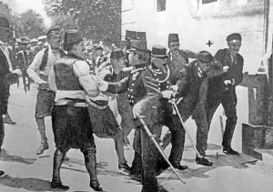 Archduke: Arrest of Gavrilo Princip in Sarajevo 1914