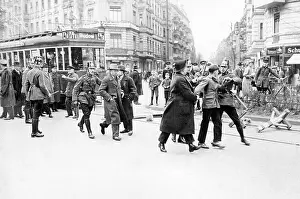 Unemployed: Arrest of a protester, 1929
