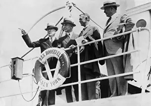 Morrison: Arrival of the American delegation to the World Economic Con