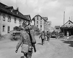 Homburg: Arrival of the Americans in Bad Homburg, 1945