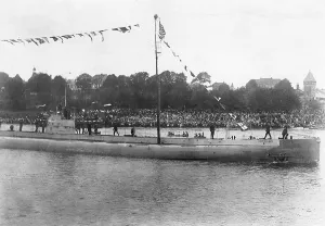 Valuable: Arrival of the commercial submarine Germany in Germany, 19