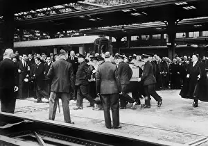 Barthou: arrival of the corpse of Jean Louis Barthou in Paris, 1934