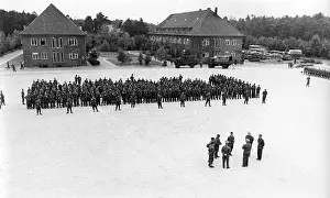 Baracks: Arrival of Danish soldiers at Jever baracks
