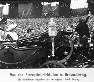 Ducal: Arrival of the ducal couple Ernst August and