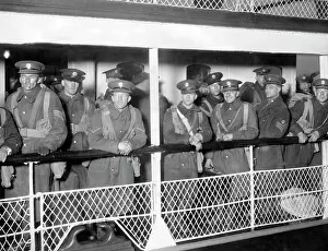 Wiesbaden: Arrival of English soldiers in Dover, 1929