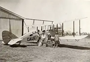 Mathews: Arrival of the first de Havilland DH9C G-AUE? at Charlevil