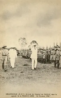 Brazzaville: Arrival of General de Gaulle - Congo